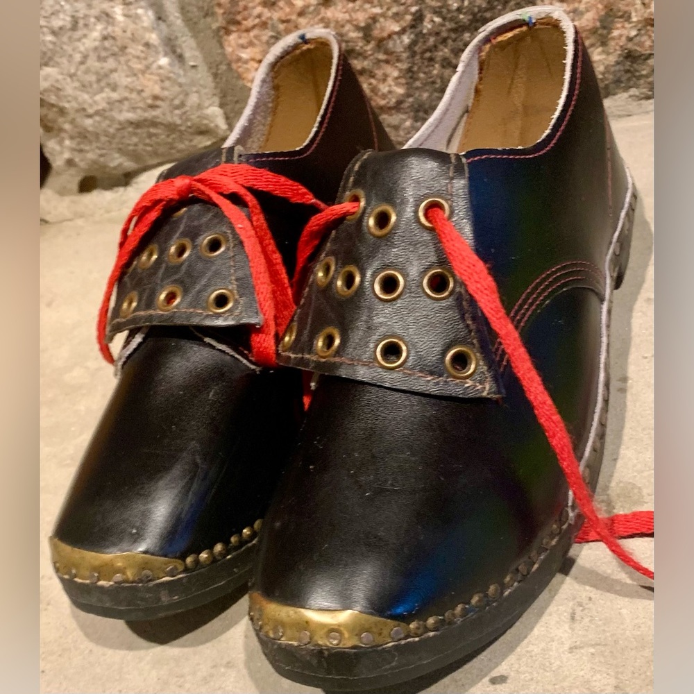 Vintage Lancashire Clogs UK 3 Women 5.5